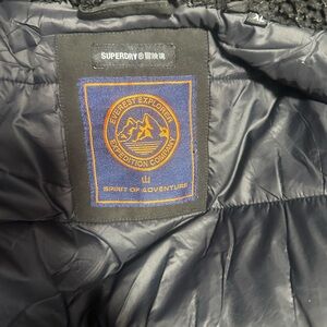 Superdry Black Fleece-Lined Jacket